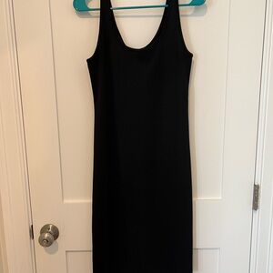 Express Classic Black Midi Dress